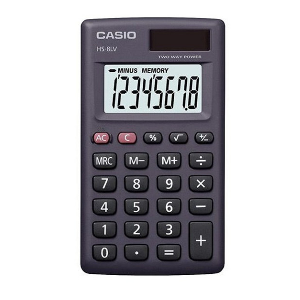 ماشین حساب کاسیو HS-8LV ماشین حساب کاسیو HS-8LV