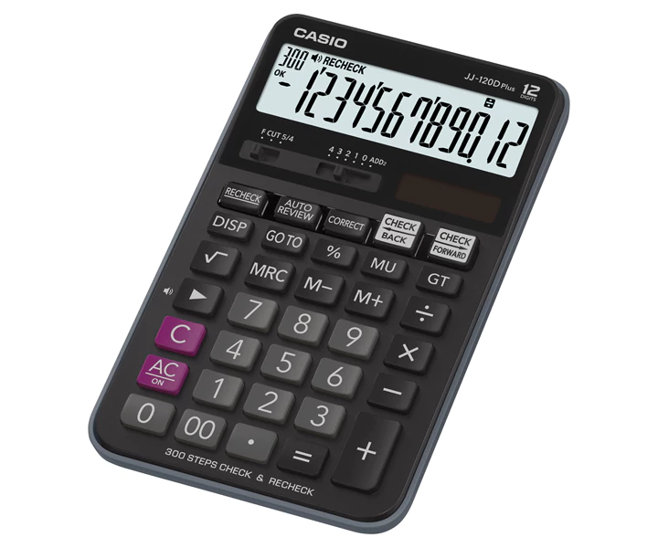 ماشین حساب کاسیو JJ 120D Plus ماشین حساب کاسیو JJ 120D Plus