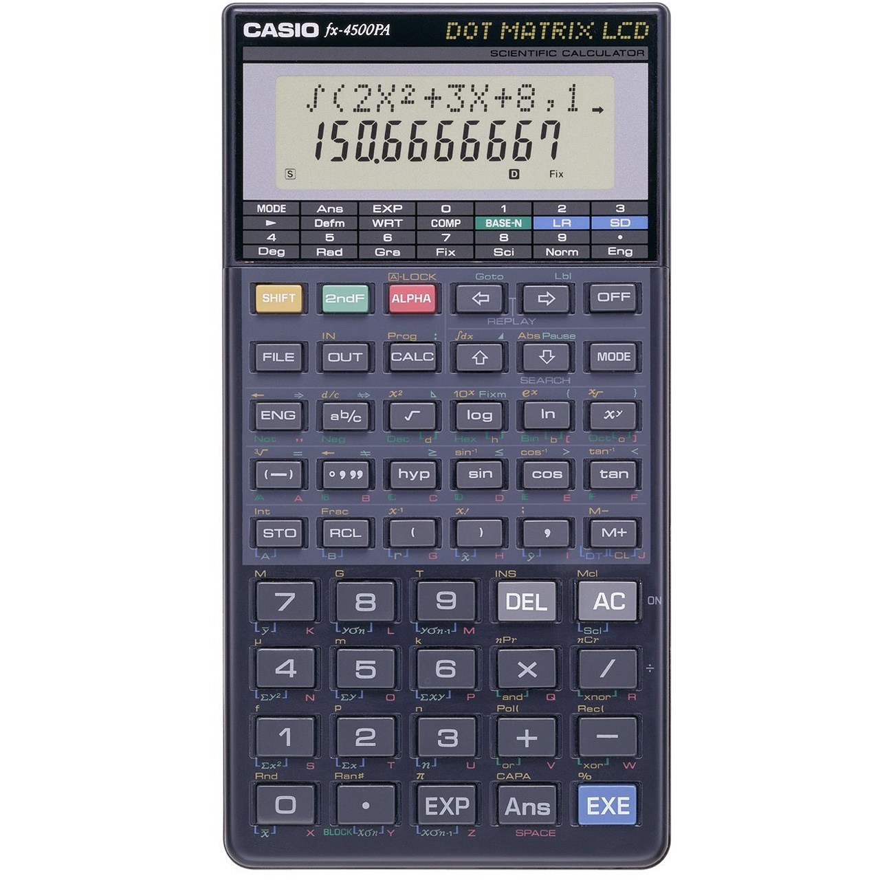 ماشین حساب کاسیو FX-4500PA ماشین حساب کاسیو FX-4500PA