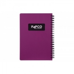 دفتر یادداشت بدون خط متالیک پاپکو